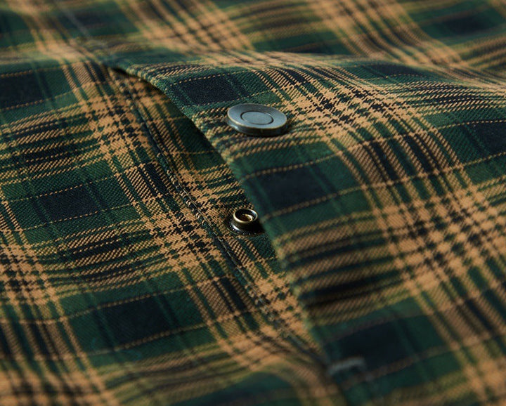 Men's Checked Shirt with Sherpa Lining for Comfort and Style
