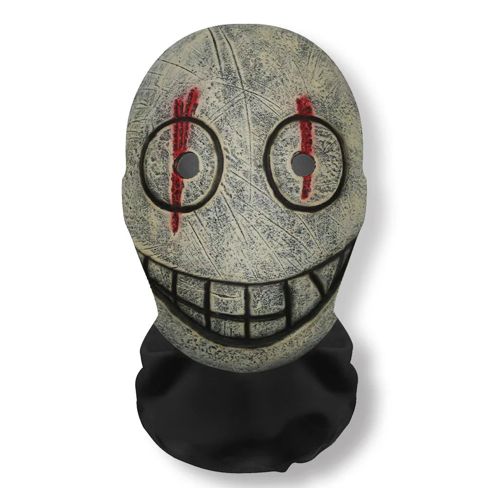 Halloween's 3D Ghost Face Mask Costumes, Stretch Mesh Full Skull Headgear