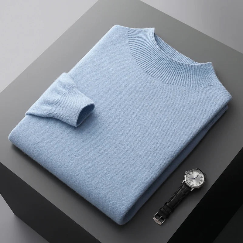 Men's Soft-Touch Wool Sweater for Ultimate Comfort and Style