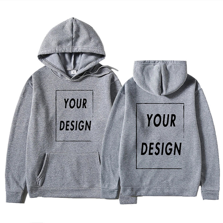 Men's Customizable Personalized Hoodie for Men and Women - DIY Fashion