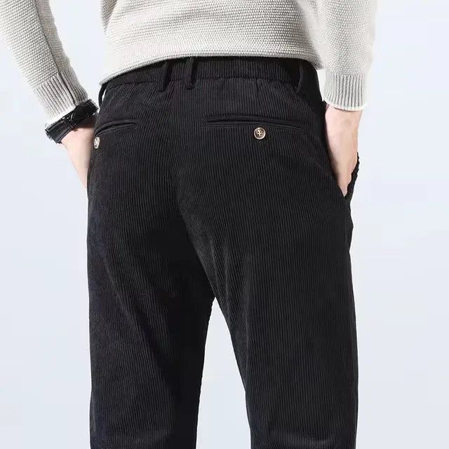 Men's Slim Fit Chino Pants – Tapered Dress Trousers