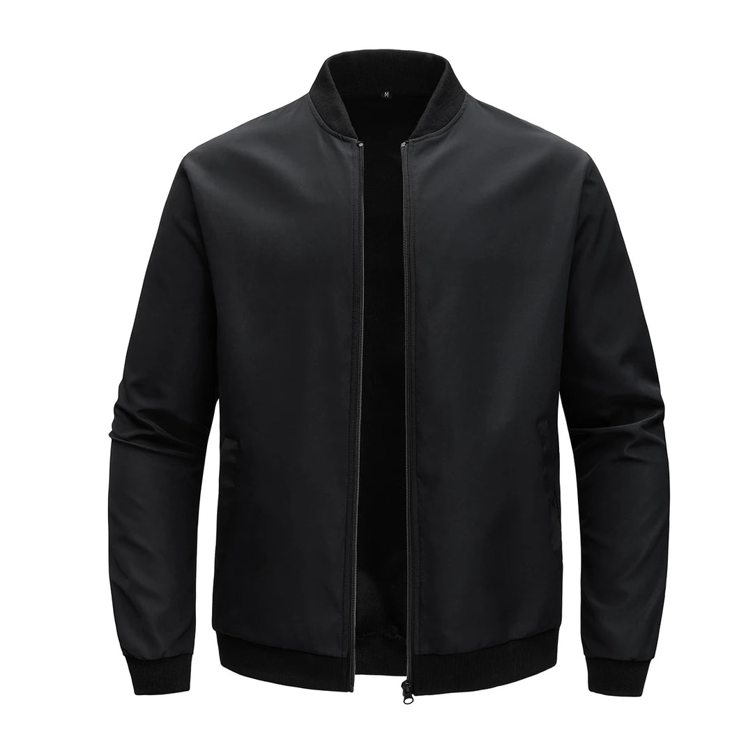 Men's Casual Thin Solid Color Collar Coat