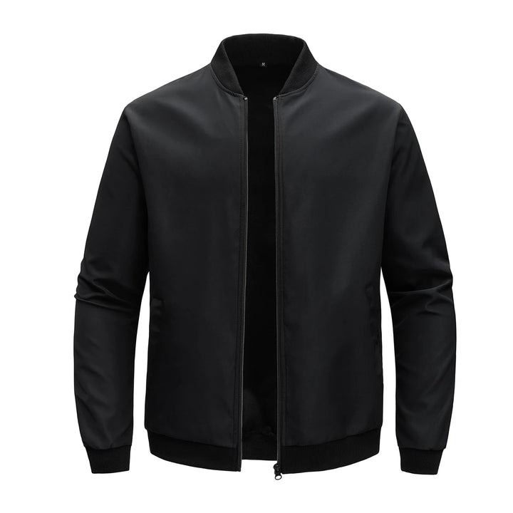 Men's Casual Thin Solid Color Collar Coat