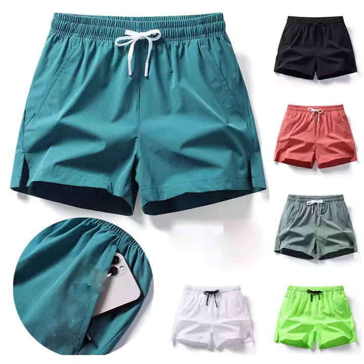 Men's Quick-Drying Multi-Color Fitness Sports Shorts - Comfortable & Breathable