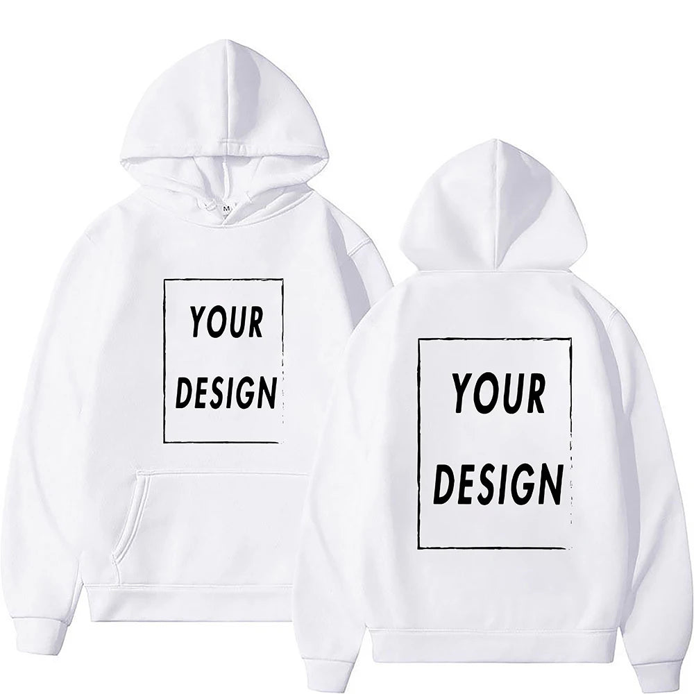 Men's Customizable Personalized Hoodie for Men and Women - DIY Fashion