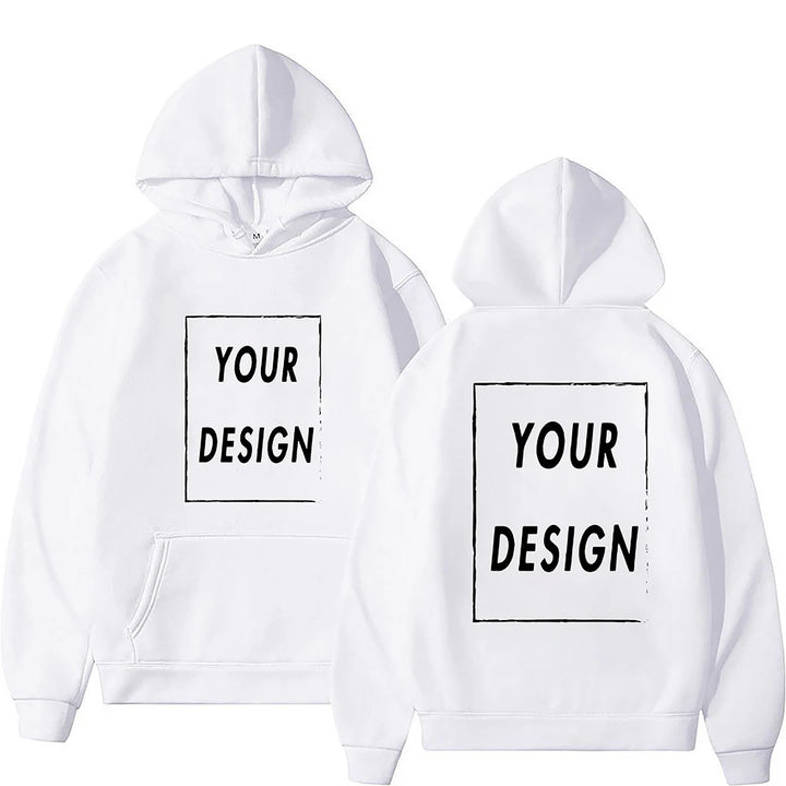 Men's Customizable Personalized Hoodie for Men and Women - DIY Fashion