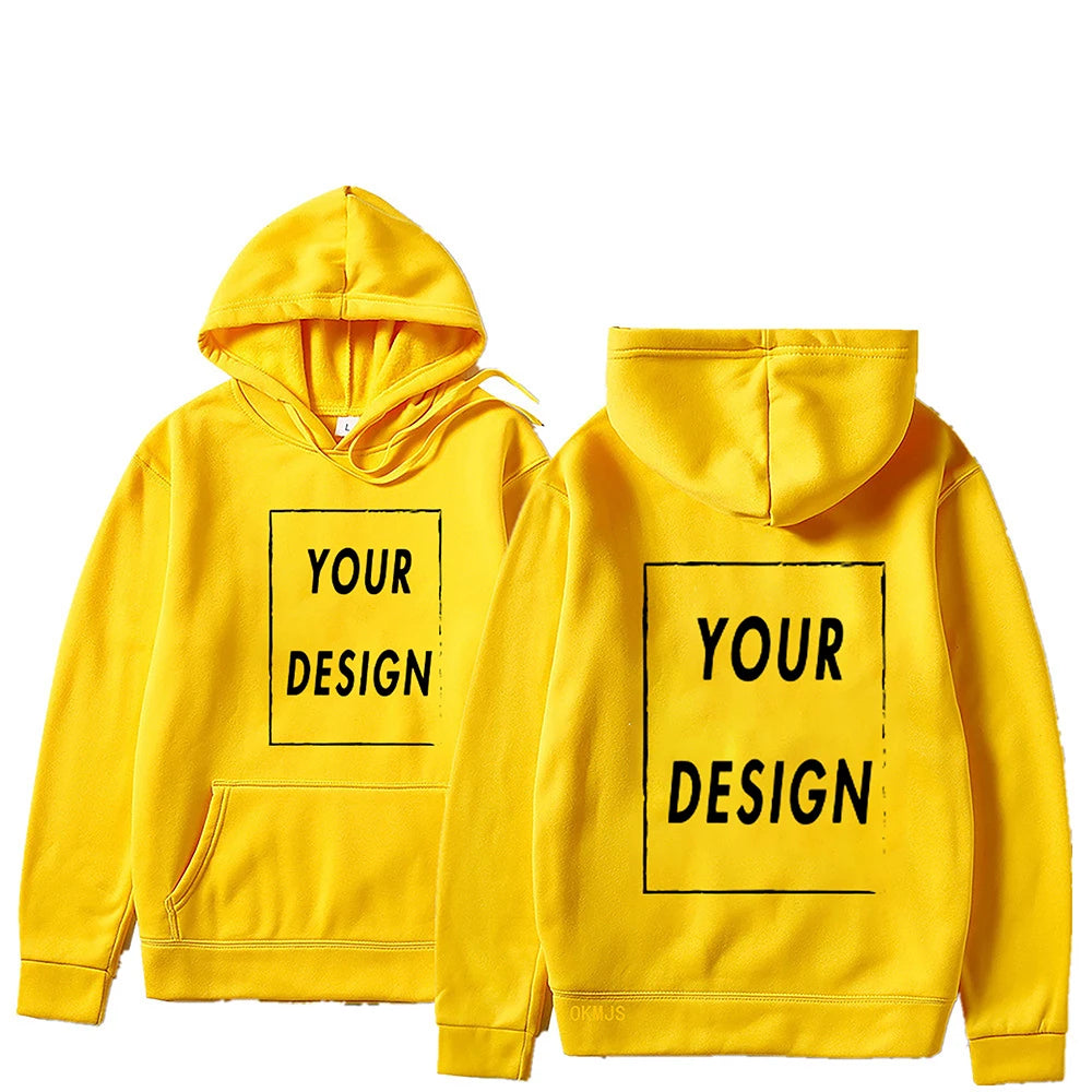 Men's Customizable Personalized Hoodie for Men and Women - DIY Fashion