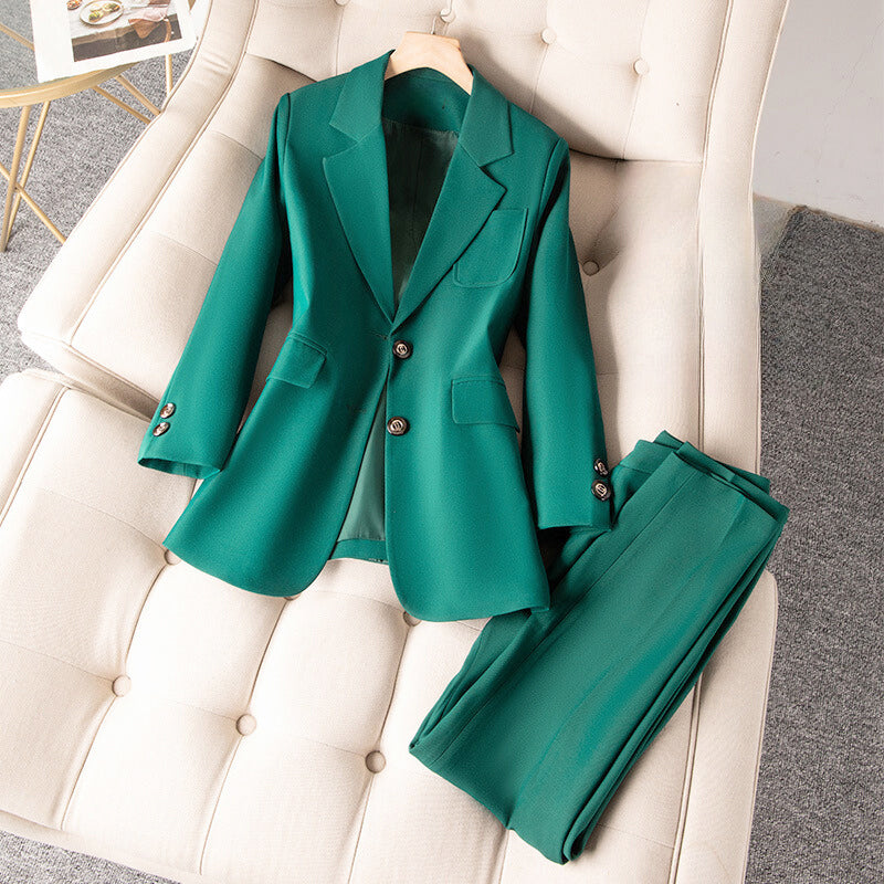 Shannon | Women's Classic Two-Button Blazer and Trousers Outfit