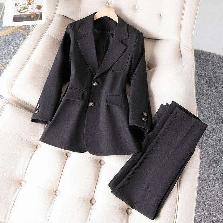 Shannon | Women's Classic Two-Button Blazer and Trousers Outfit