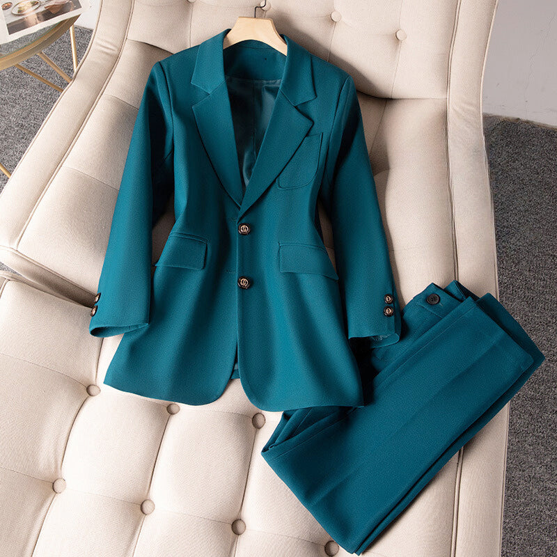 Shannon | Women's Classic Two-Button Blazer and Trousers Outfit