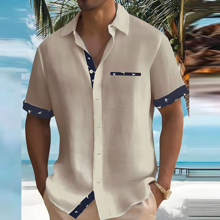 Ralph | Men's Short-Sleeve Contrast-Trim Shirt