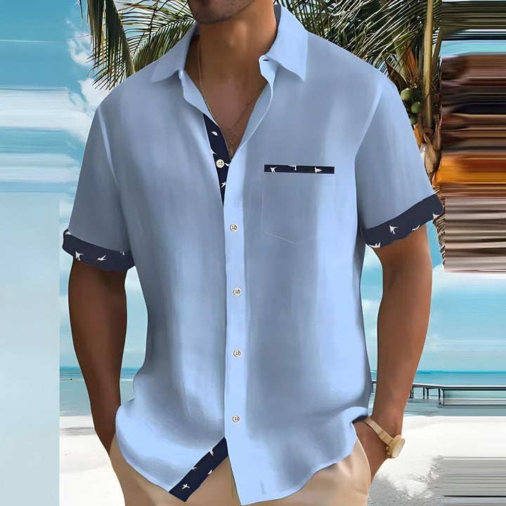 Ralph | Men's Short-Sleeve Contrast-Trim Shirt