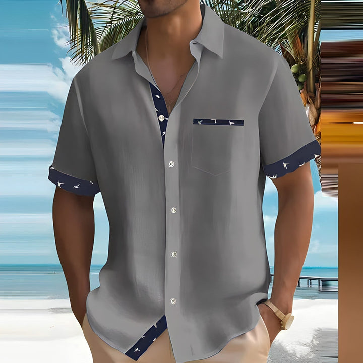 Ralph | Men's Short-Sleeve Contrast-Trim Shirt