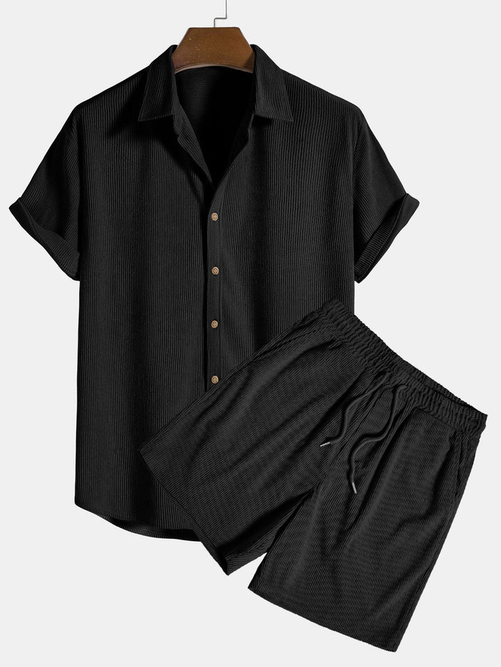 Hugo | Men's Summer Outfit with Drawstring Shorts