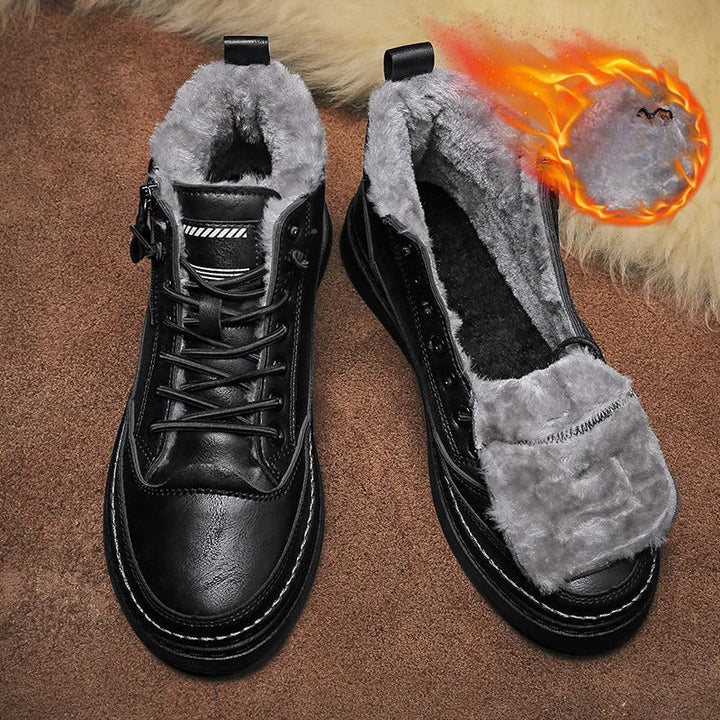 Men's winter boots with fleece lining for ultimate comfort