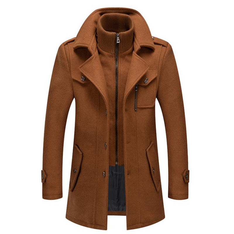 Men's Classic Wool Jacket for Stylish Comfort