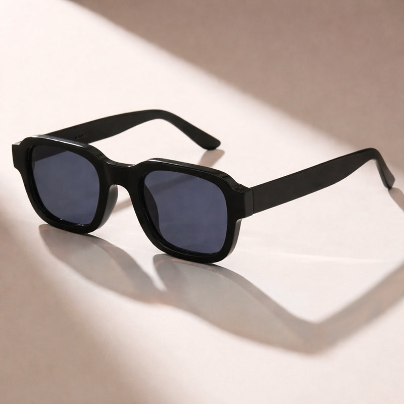 Women's Thick Rim Geometric Sunglasses for Stylish Protection