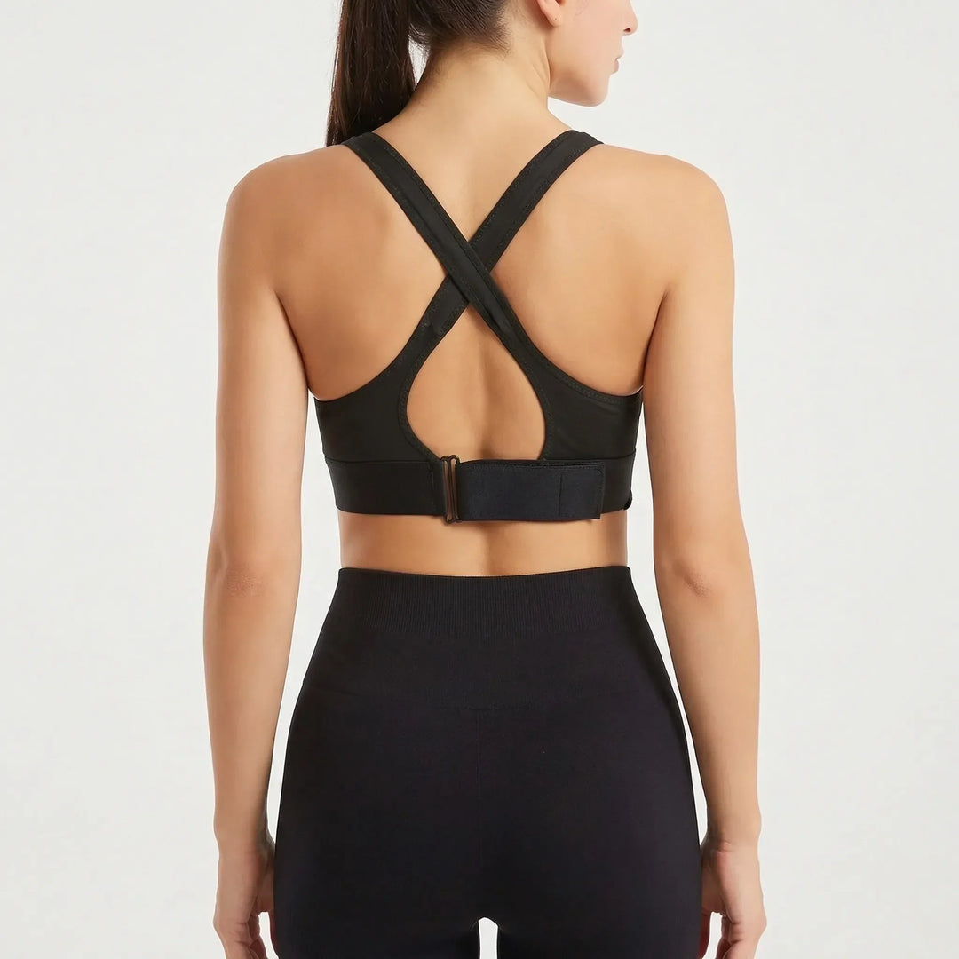 Minnie | Women's Front Zipper Sports Bra