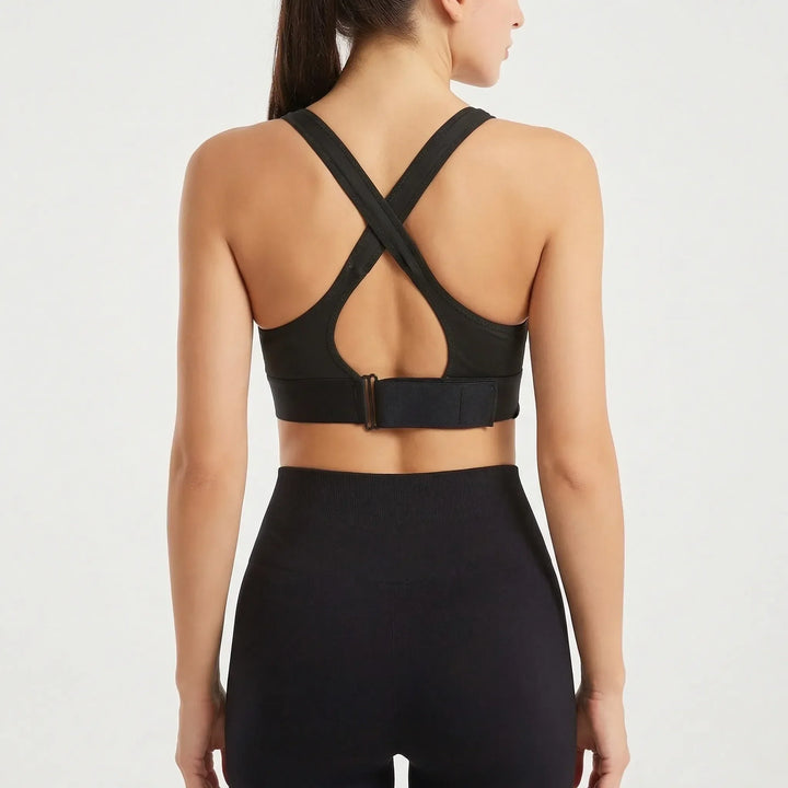 Minnie | Women's Front Zipper Sports Bra