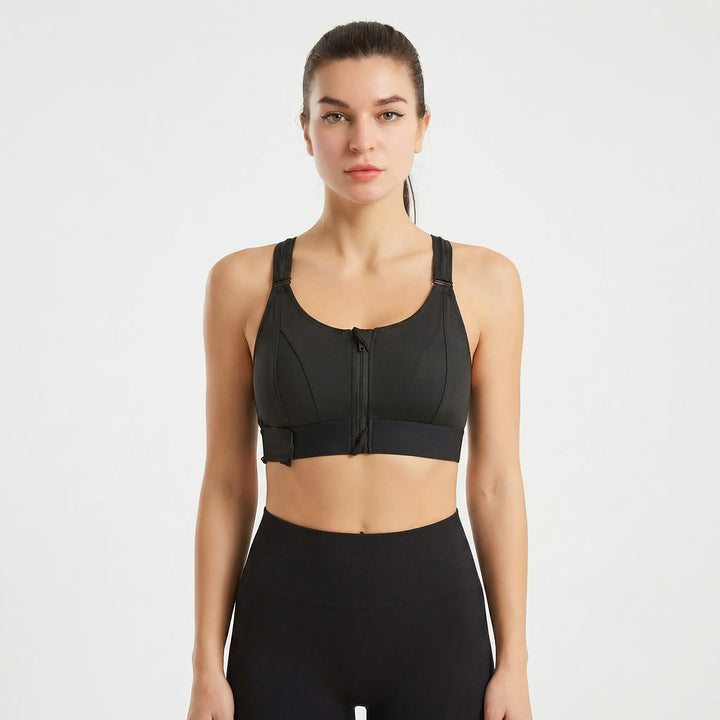 Minnie | Women's Front Zipper Sports Bra