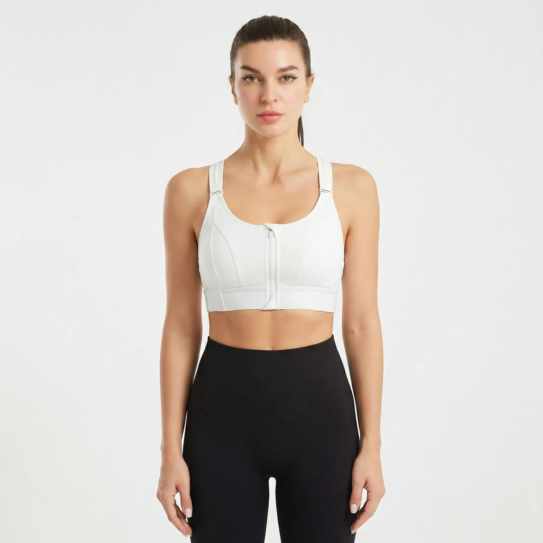Minnie | Women's Front Zipper Sports Bra