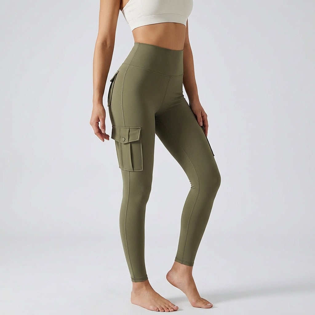Judith | Women's Stretch Sporty Cargo Leggings