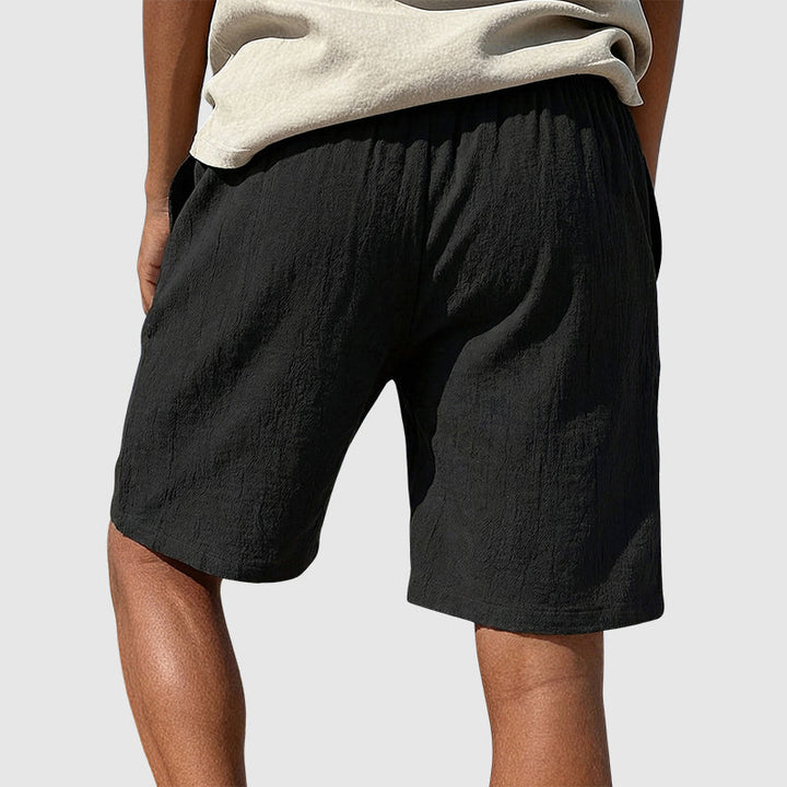 Stephen | Men's Textured Drawstring Swim Shorts