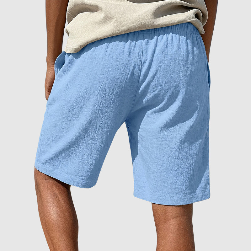 Stephen | Men's Textured Drawstring Swim Shorts