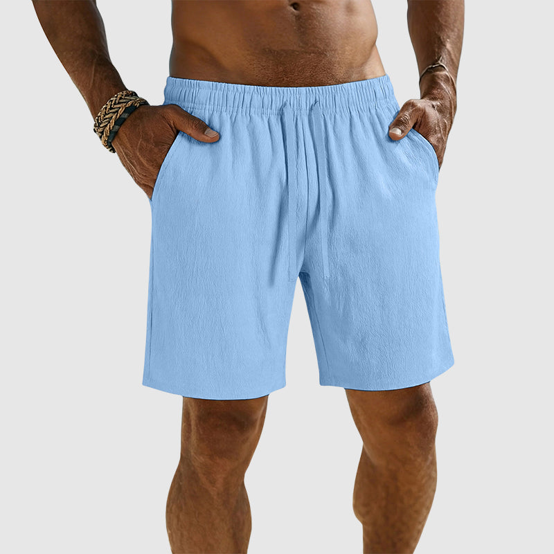 Stephen | Men's Textured Drawstring Swim Shorts