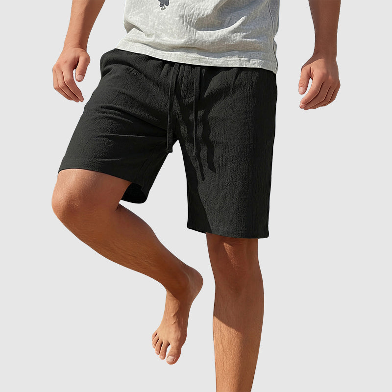 Stephen | Men's Textured Drawstring Swim Shorts