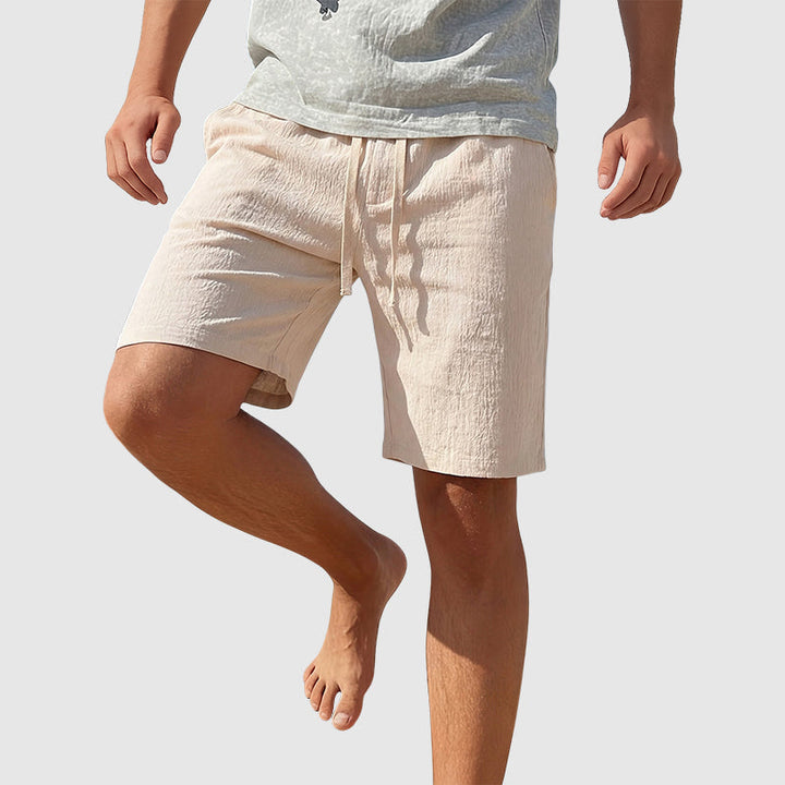 Stephen | Men's Textured Drawstring Swim Shorts