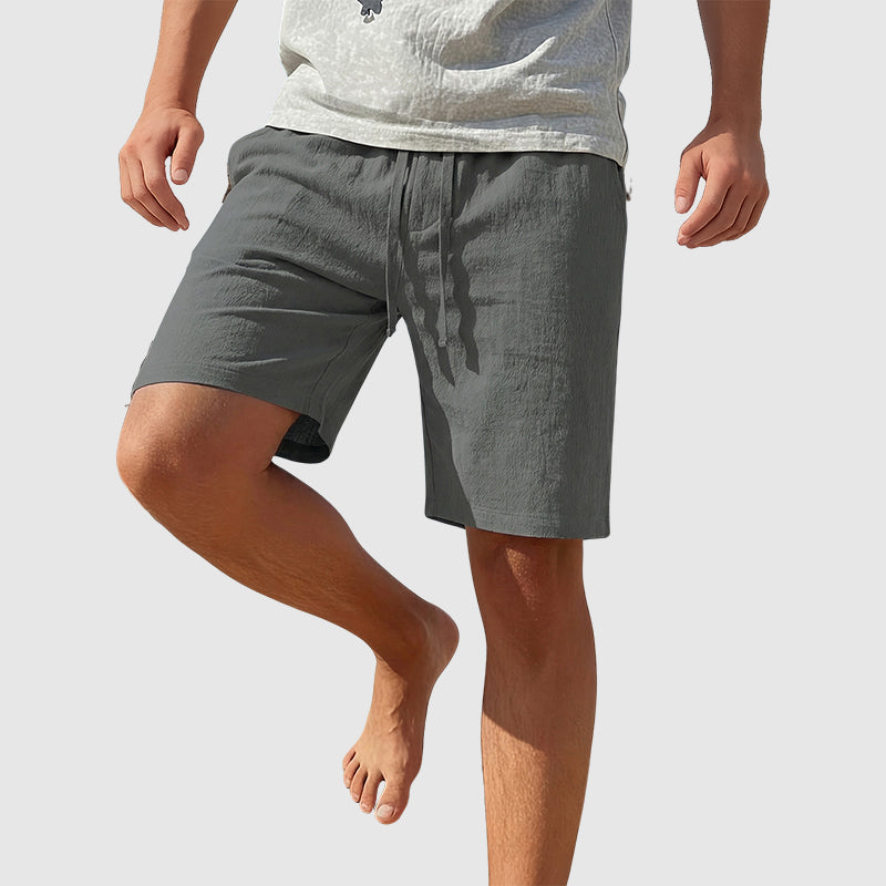 Stephen | Men's Textured Drawstring Swim Shorts