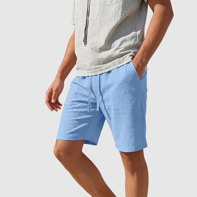 Stephen | Men's Textured Drawstring Swim Shorts