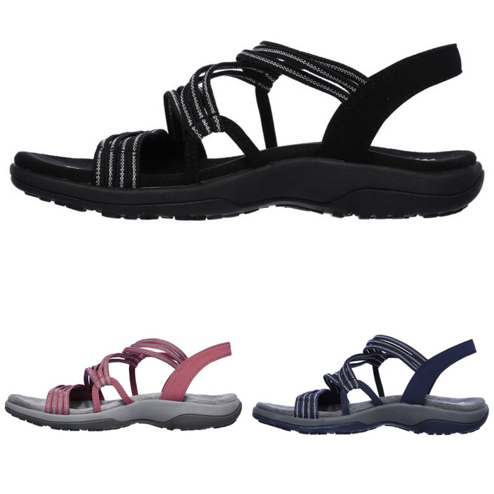 Elizabeth | Women's Supportive Strappy Flat Sandal