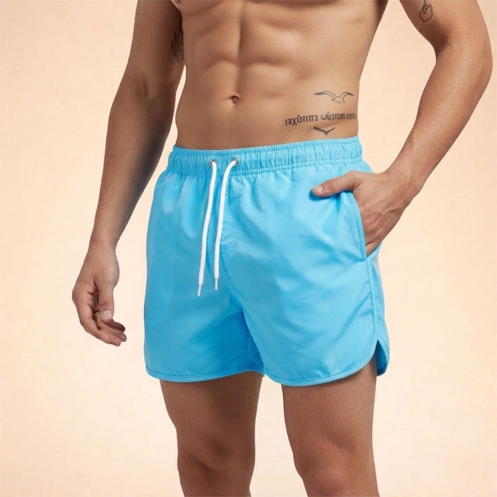 Tate | Men's Quick-Dry Drawstring Swim Trunks