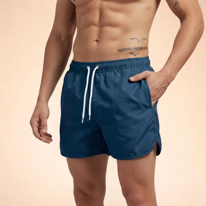 Tate | Men's Quick-Dry Drawstring Swim Trunks