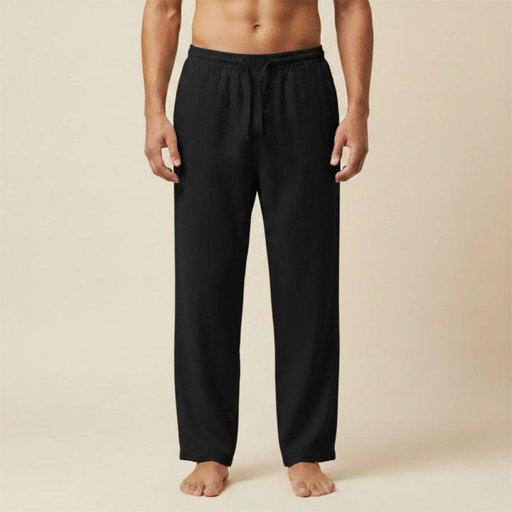 Tobias | Men's Relaxed Linen Drawstring Trousers