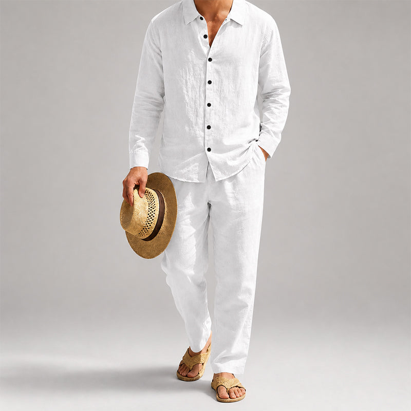Travis | Men's Lightweight Comfort Fit Shirt and Pants Combo