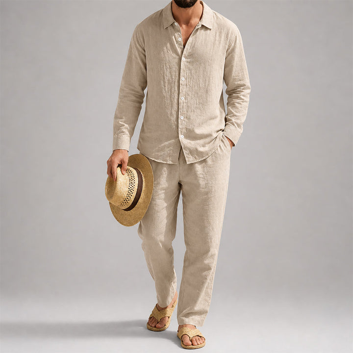 Travis | Men's Lightweight Comfort Fit Shirt and Pants Combo