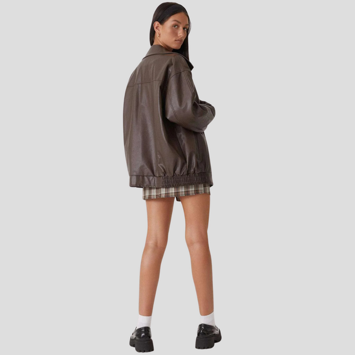 Women's Relaxed Loose Jacket – Stylish Layering with an Edge