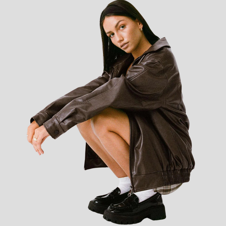 Women's Relaxed Loose Jacket – Stylish Layering with an Edge