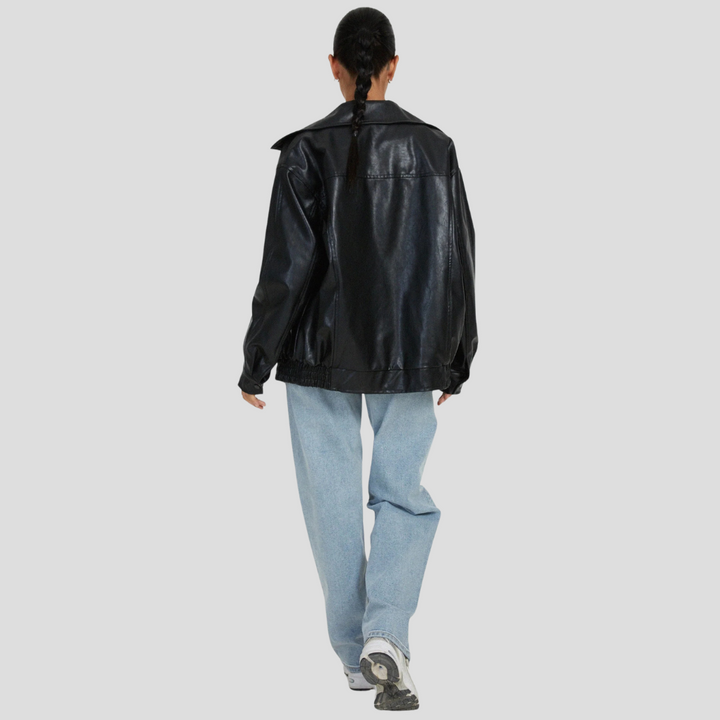 Women's Relaxed Loose Jacket – Stylish Layering with an Edge