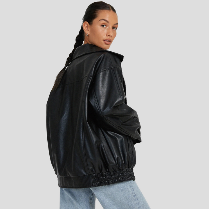 Women's Relaxed Loose Jacket – Stylish Layering with an Edge