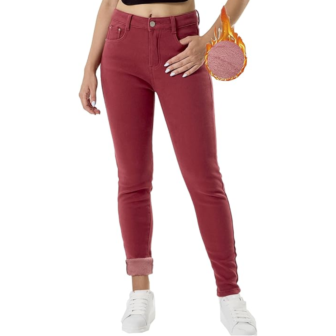 Hannah | Women's Fleece-Lined Winter Thermal Jeans