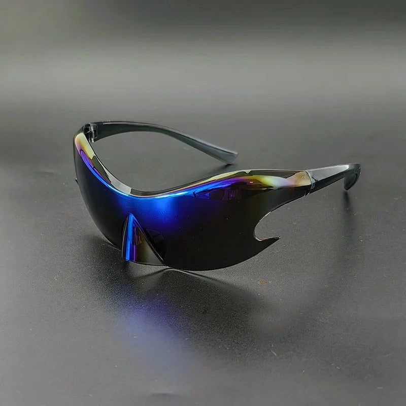 Men's Wraparound Shield Visor Sport Sunglasses for Active Lifestyle