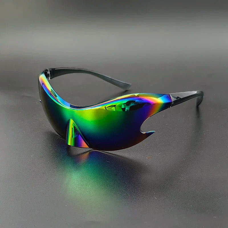 Men's Wraparound Shield Visor Sport Sunglasses for Active Lifestyle