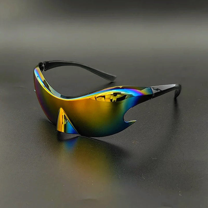 Men's Wraparound Shield Visor Sport Sunglasses for Active Lifestyle