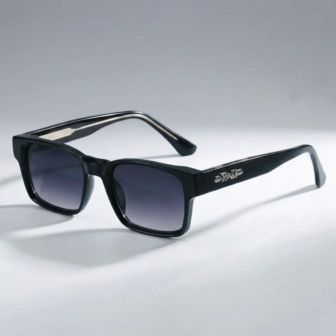 Men's Retro Rectangle Frame Sunglasses