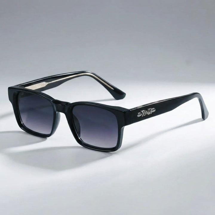 Men's Retro Rectangle Frame Sunglasses