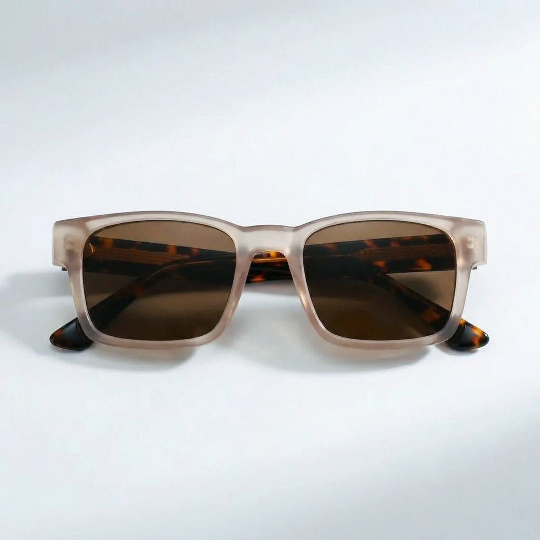 Men's Retro Rectangle Frame Sunglasses